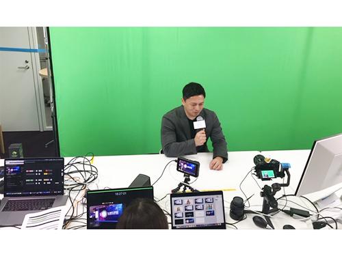 ライブ配信映像の撮影現場